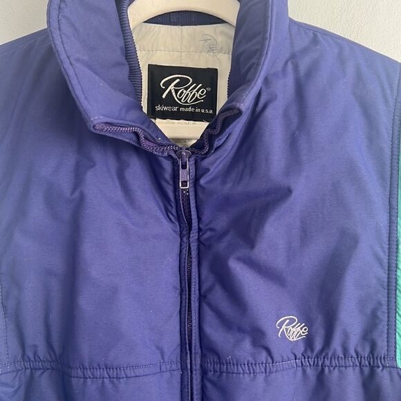 Roffe Made in the USA Women’s 12 Vintage Snow bibs pants Coat Jacket Ski Set - Picture 5 of 16